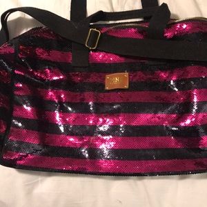 Victoria secrets pink duffle bag